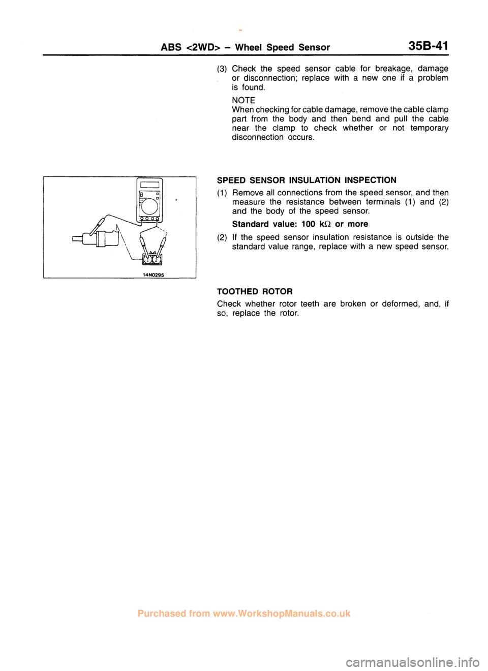 MITSUBISHI CARISMA 1995 Workshop Manual
www.WorkshopManuals.co.uk
Purchased from www.WorkshopManuals.co.uk MITSUBISHI CARISMA 1995 Workshop Manual
www.WorkshopManuals.co.uk
Purchased from www.WorkshopManuals.co.uk