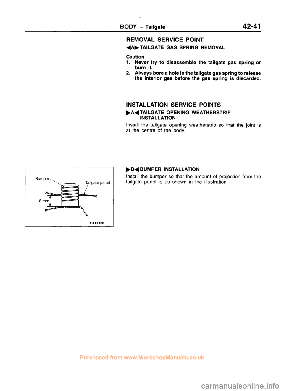 MITSUBISHI CARISMA 1995 Workshop Manual
www.WorkshopManuals.co.uk
Purchased from www.WorkshopManuals.co.uk MITSUBISHI CARISMA 1995 Workshop Manual
www.WorkshopManuals.co.uk
Purchased from www.WorkshopManuals.co.uk