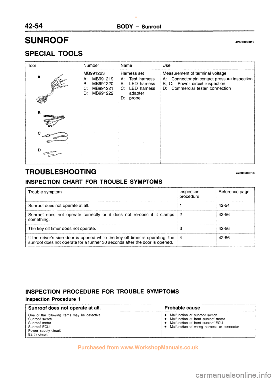 MITSUBISHI CARISMA 1995 Workshop Manual
www.WorkshopManuals.co.uk
Purchased from www.WorkshopManuals.co.uk MITSUBISHI CARISMA 1995 Workshop Manual
www.WorkshopManuals.co.uk
Purchased from www.WorkshopManuals.co.uk