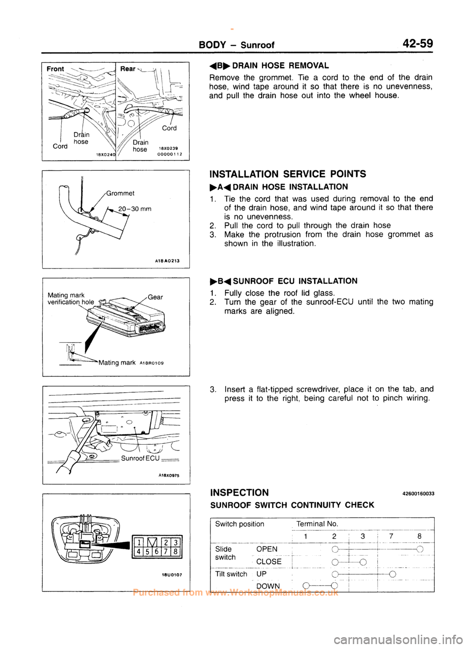 MITSUBISHI CARISMA 1995 Workshop Manual
www.WorkshopManuals.co.uk
Purchased from www.WorkshopManuals.co.uk MITSUBISHI CARISMA 1995 Workshop Manual
www.WorkshopManuals.co.uk
Purchased from www.WorkshopManuals.co.uk