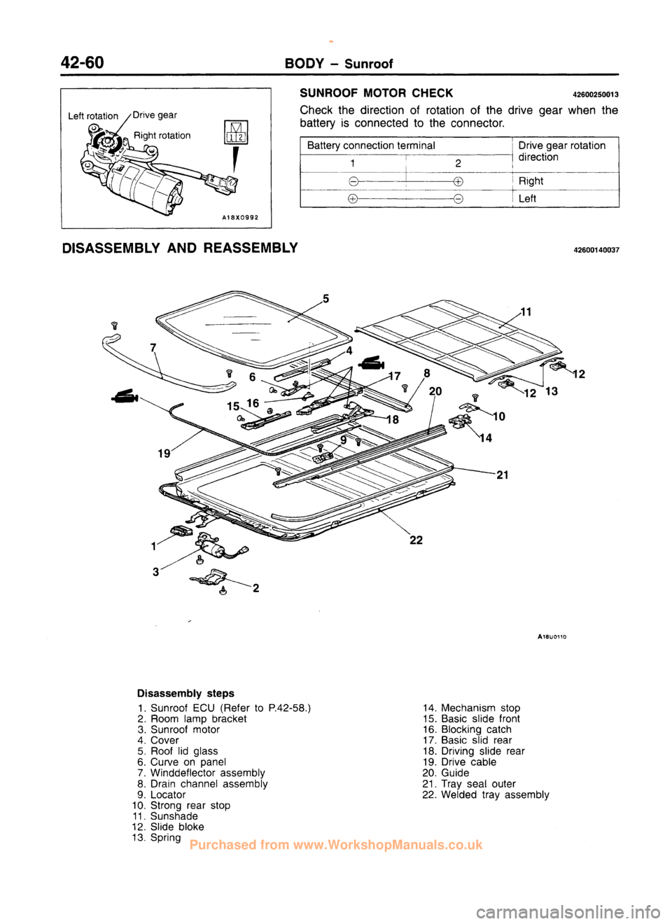 MITSUBISHI CARISMA 1995 Workshop Manual
www.WorkshopManuals.co.uk
Purchased from www.WorkshopManuals.co.uk MITSUBISHI CARISMA 1995 Workshop Manual
www.WorkshopManuals.co.uk
Purchased from www.WorkshopManuals.co.uk