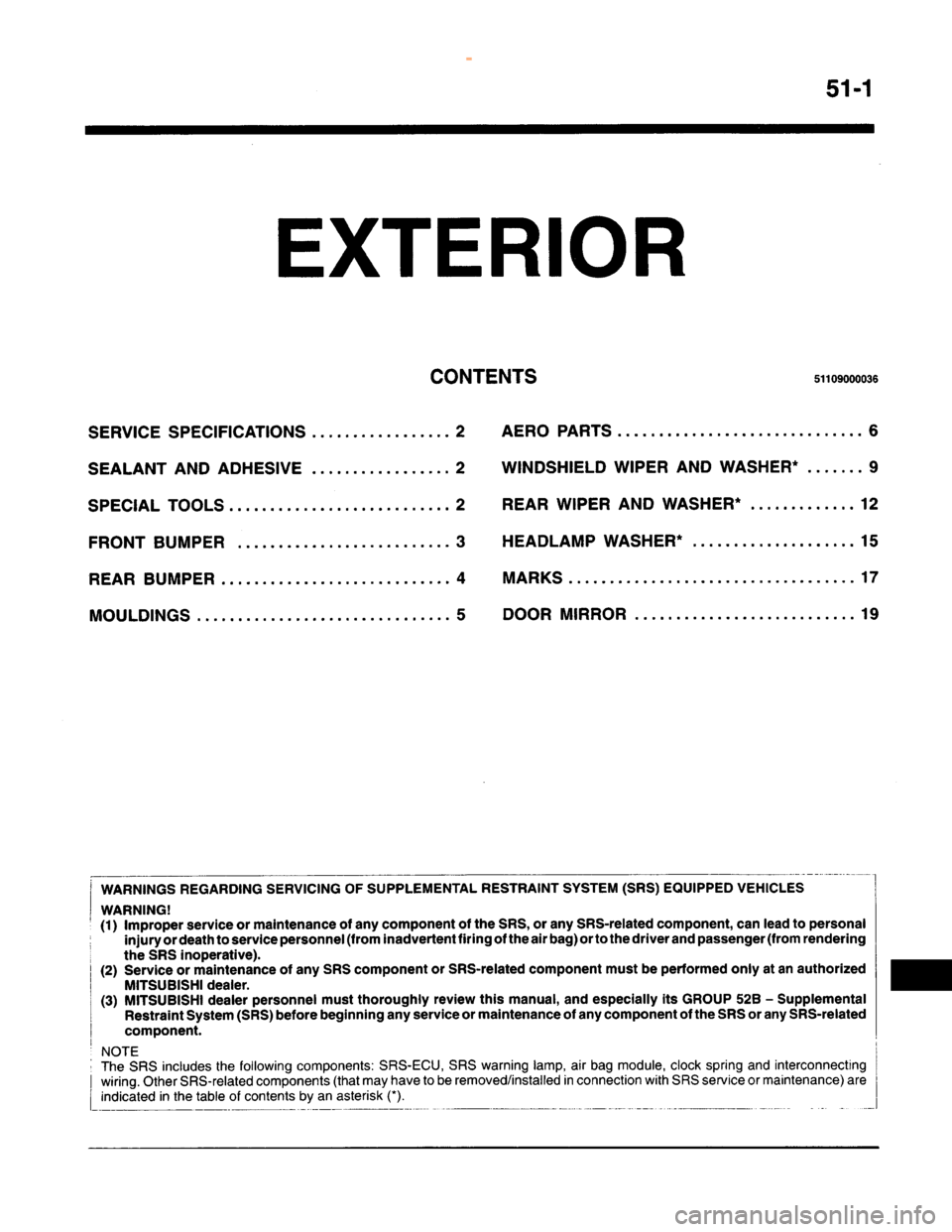 MITSUBISHI CARISMA 1995 Workshop Manual
www.WorkshopManuals.co.uk
Purchased from www.WorkshopManuals.co.uk MITSUBISHI CARISMA 1995 Workshop Manual
www.WorkshopManuals.co.uk
Purchased from www.WorkshopManuals.co.uk