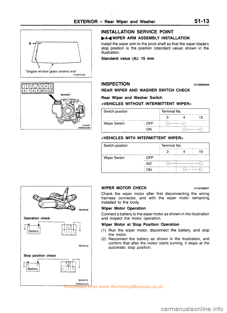 MITSUBISHI CARISMA 1995 Workshop Manual
www.WorkshopManuals.co.uk
Purchased from www.WorkshopManuals.co.uk MITSUBISHI CARISMA 1995 Workshop Manual
www.WorkshopManuals.co.uk
Purchased from www.WorkshopManuals.co.uk