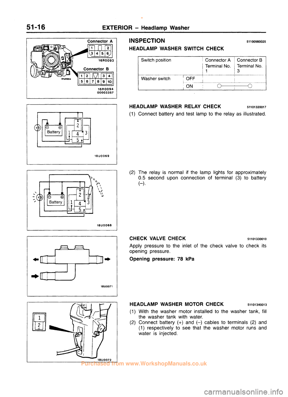 MITSUBISHI CARISMA 1995 Workshop Manual
www.WorkshopManuals.co.uk
Purchased from www.WorkshopManuals.co.uk MITSUBISHI CARISMA 1995 Workshop Manual
www.WorkshopManuals.co.uk
Purchased from www.WorkshopManuals.co.uk