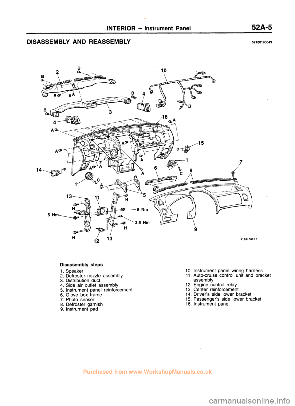 MITSUBISHI CARISMA 1995 Workshop Manual
www.WorkshopManuals.co.uk
Purchased from www.WorkshopManuals.co.uk MITSUBISHI CARISMA 1995 Workshop Manual
www.WorkshopManuals.co.uk
Purchased from www.WorkshopManuals.co.uk