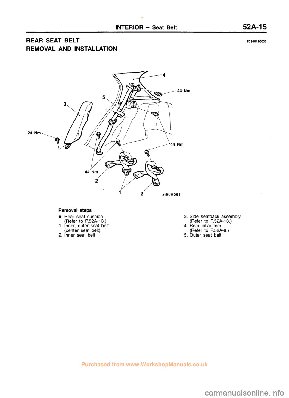 MITSUBISHI CARISMA 1995 Workshop Manual
www.WorkshopManuals.co.uk
Purchased from www.WorkshopManuals.co.uk MITSUBISHI CARISMA 1995 Workshop Manual
www.WorkshopManuals.co.uk
Purchased from www.WorkshopManuals.co.uk