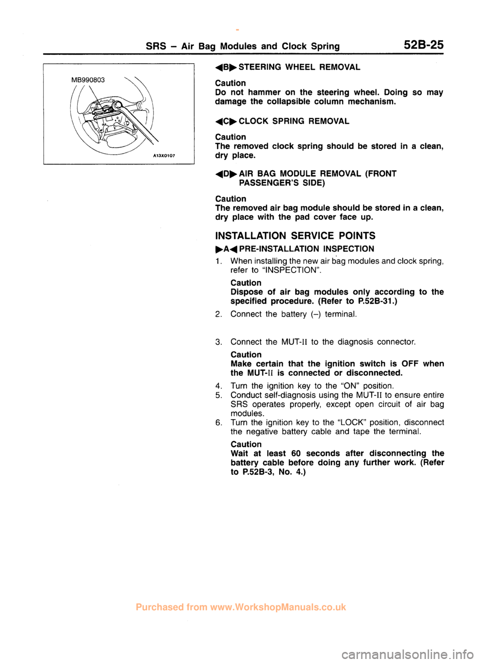 MITSUBISHI CARISMA 1995 Workshop Manual
www.WorkshopManuals.co.uk
Purchased from www.WorkshopManuals.co.uk MITSUBISHI CARISMA 1995 Workshop Manual
www.WorkshopManuals.co.uk
Purchased from www.WorkshopManuals.co.uk