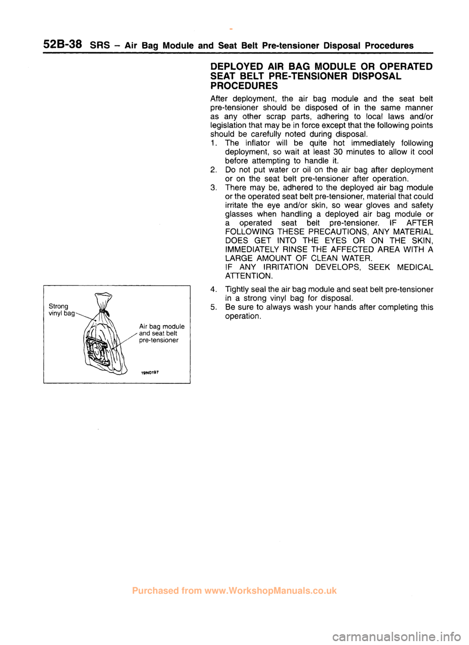 MITSUBISHI CARISMA 1995 Workshop Manual
www.WorkshopManuals.co.uk
Purchased from www.WorkshopManuals.co.uk MITSUBISHI CARISMA 1995 Workshop Manual
www.WorkshopManuals.co.uk
Purchased from www.WorkshopManuals.co.uk