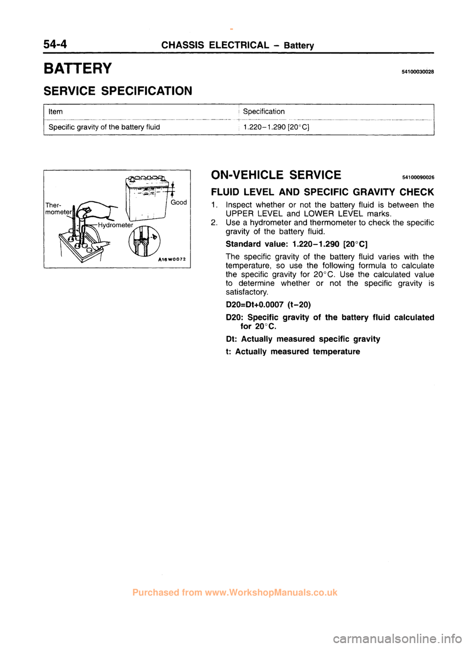 MITSUBISHI CARISMA 1995 Workshop Manual
www.WorkshopManuals.co.uk
Purchased from www.WorkshopManuals.co.uk MITSUBISHI CARISMA 1995 Workshop Manual
www.WorkshopManuals.co.uk
Purchased from www.WorkshopManuals.co.uk