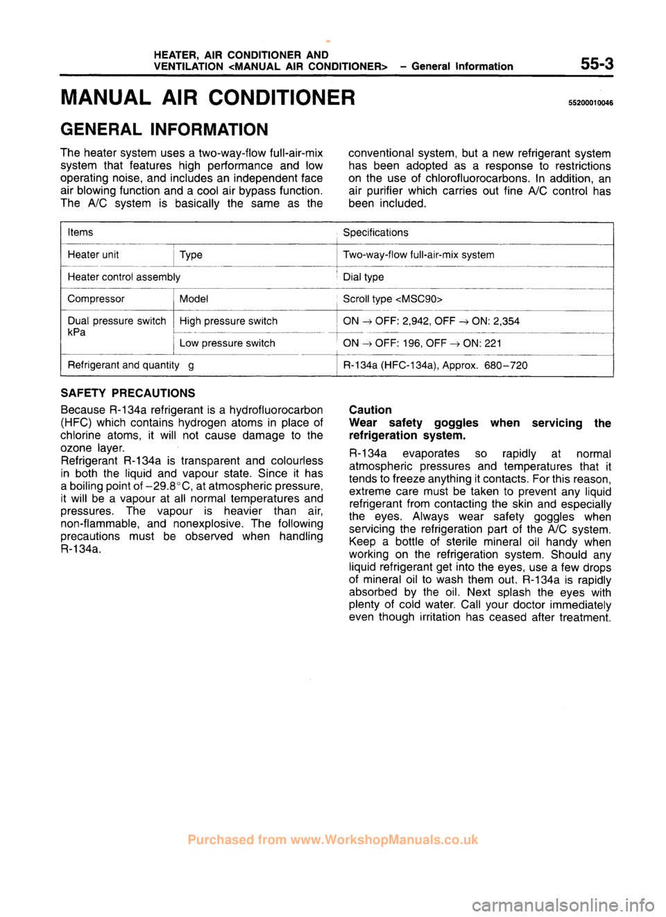 MITSUBISHI CARISMA 1995  Workshop Manual 
 
www.WorkshopManuals.co.uk

 
Purchased from www.WorkshopManuals.co.uk 