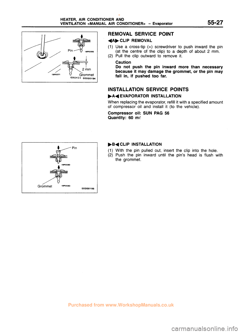 MITSUBISHI CARISMA 1995 Workshop Manual
www.WorkshopManuals.co.uk
Purchased from www.WorkshopManuals.co.uk MITSUBISHI CARISMA 1995 Workshop Manual
www.WorkshopManuals.co.uk
Purchased from www.WorkshopManuals.co.uk