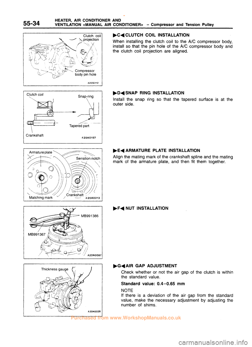 MITSUBISHI CARISMA 1995 Workshop Manual
www.WorkshopManuals.co.uk
Purchased from www.WorkshopManuals.co.uk MITSUBISHI CARISMA 1995 Workshop Manual
www.WorkshopManuals.co.uk
Purchased from www.WorkshopManuals.co.uk