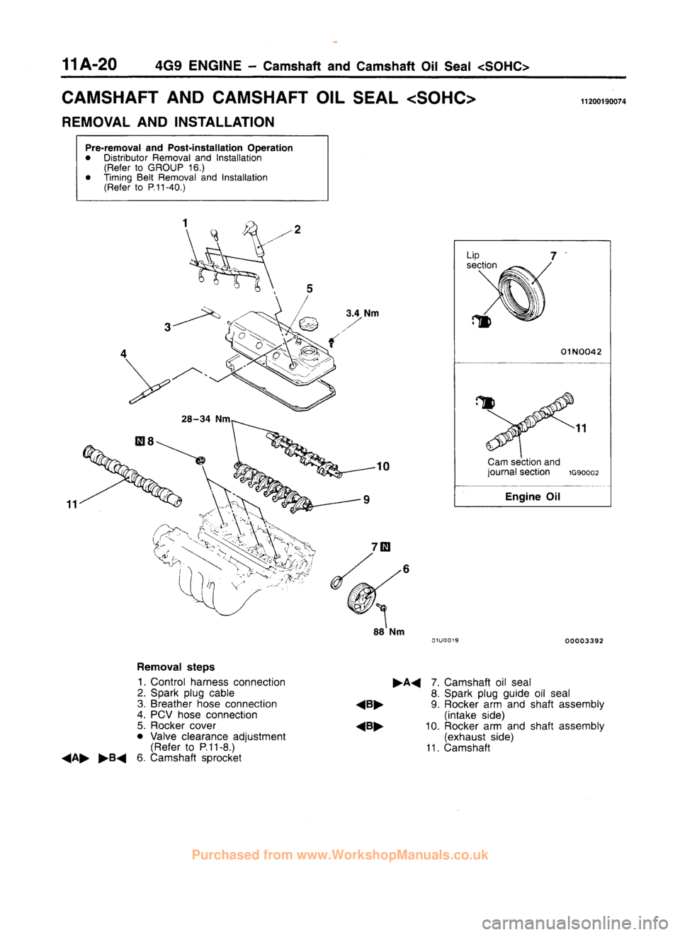 MITSUBISHI CARISMA 1995  Workshop Manual 
 
www.WorkshopManuals.co.uk

 
Purchased from www.WorkshopManuals.co.uk 