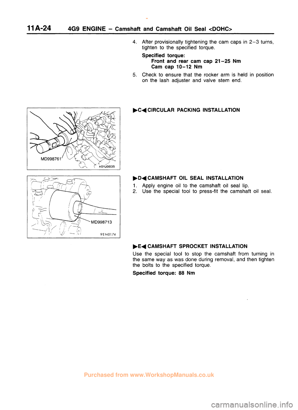 MITSUBISHI CARISMA 1995  Workshop Manual 
 
www.WorkshopManuals.co.uk

 
Purchased from www.WorkshopManuals.co.uk 