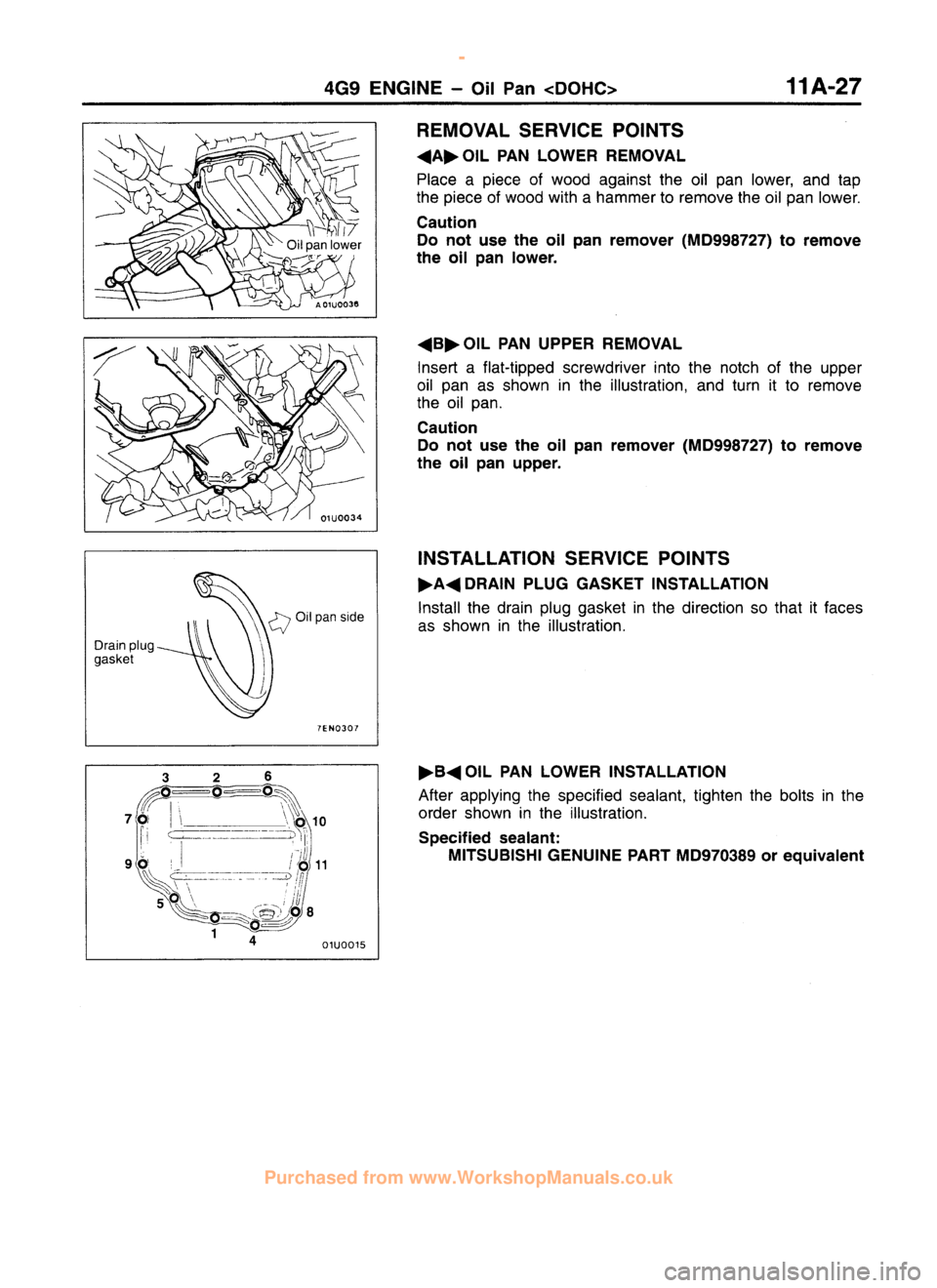 MITSUBISHI CARISMA 1995  Workshop Manual 
 
www.WorkshopManuals.co.uk

 
Purchased from www.WorkshopManuals.co.uk 