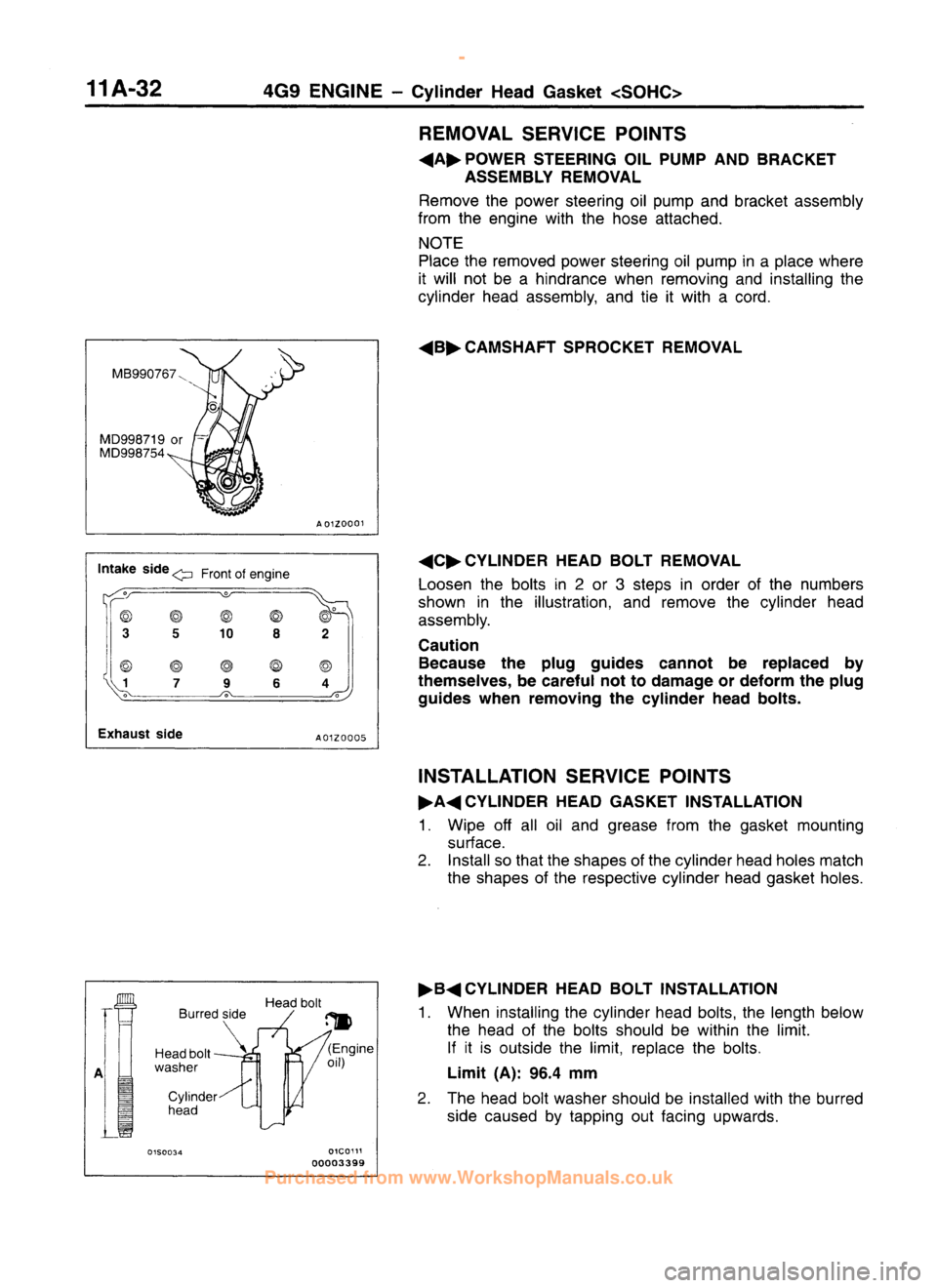 MITSUBISHI CARISMA 1995 Workshop Manual
www.WorkshopManuals.co.uk
Purchased from www.WorkshopManuals.co.uk MITSUBISHI CARISMA 1995 Workshop Manual
www.WorkshopManuals.co.uk
Purchased from www.WorkshopManuals.co.uk