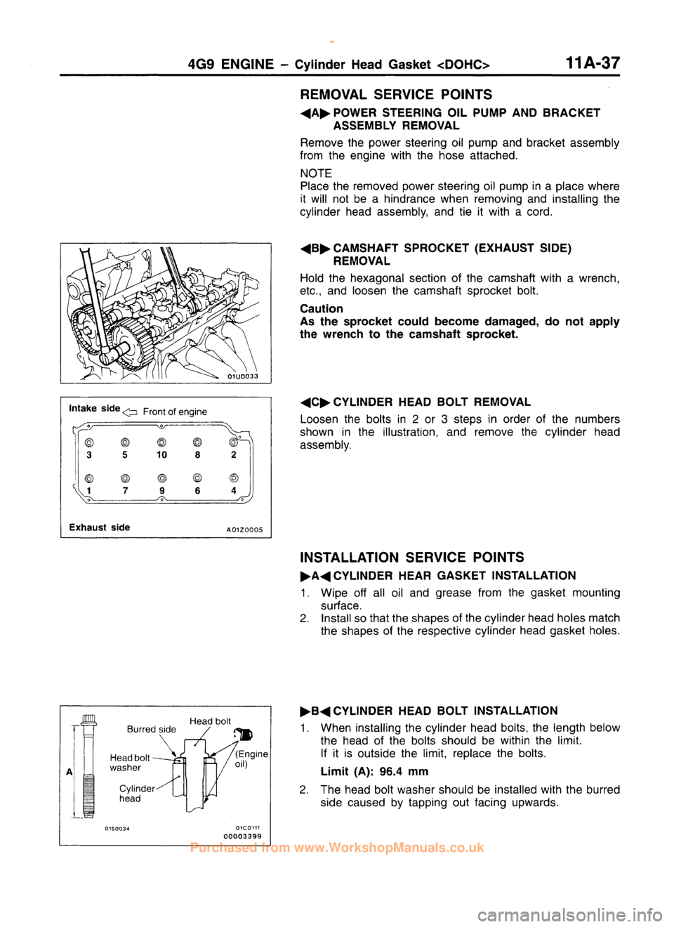 MITSUBISHI CARISMA 1995 Workshop Manual
www.WorkshopManuals.co.uk
Purchased from www.WorkshopManuals.co.uk MITSUBISHI CARISMA 1995 Workshop Manual
www.WorkshopManuals.co.uk
Purchased from www.WorkshopManuals.co.uk