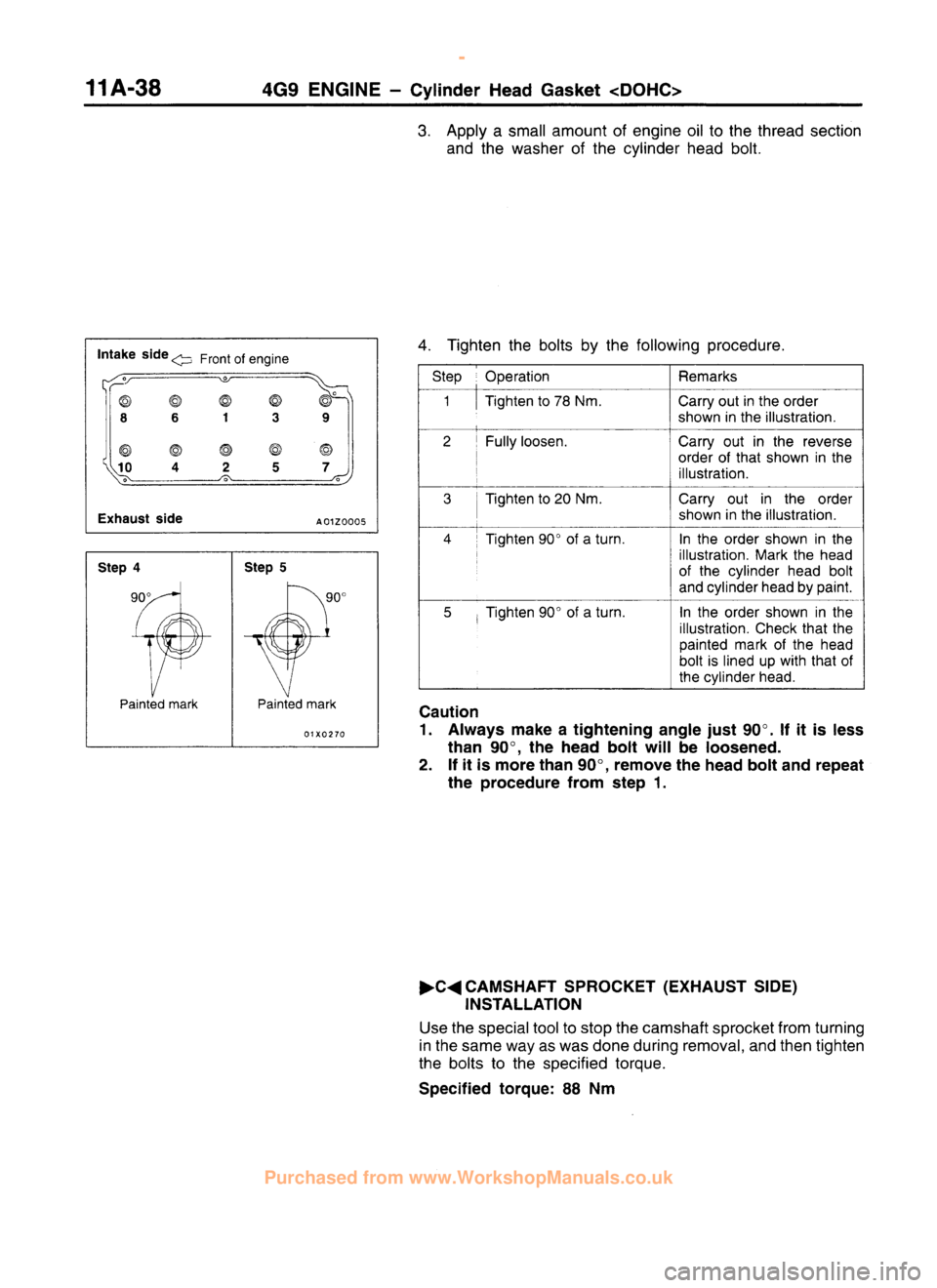 MITSUBISHI CARISMA 1995 Workshop Manual
www.WorkshopManuals.co.uk
Purchased from www.WorkshopManuals.co.uk MITSUBISHI CARISMA 1995 Workshop Manual
www.WorkshopManuals.co.uk
Purchased from www.WorkshopManuals.co.uk