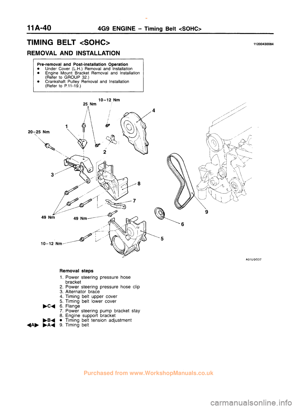 MITSUBISHI CARISMA 1995 Workshop Manual
www.WorkshopManuals.co.uk
Purchased from www.WorkshopManuals.co.uk MITSUBISHI CARISMA 1995 Workshop Manual
www.WorkshopManuals.co.uk
Purchased from www.WorkshopManuals.co.uk