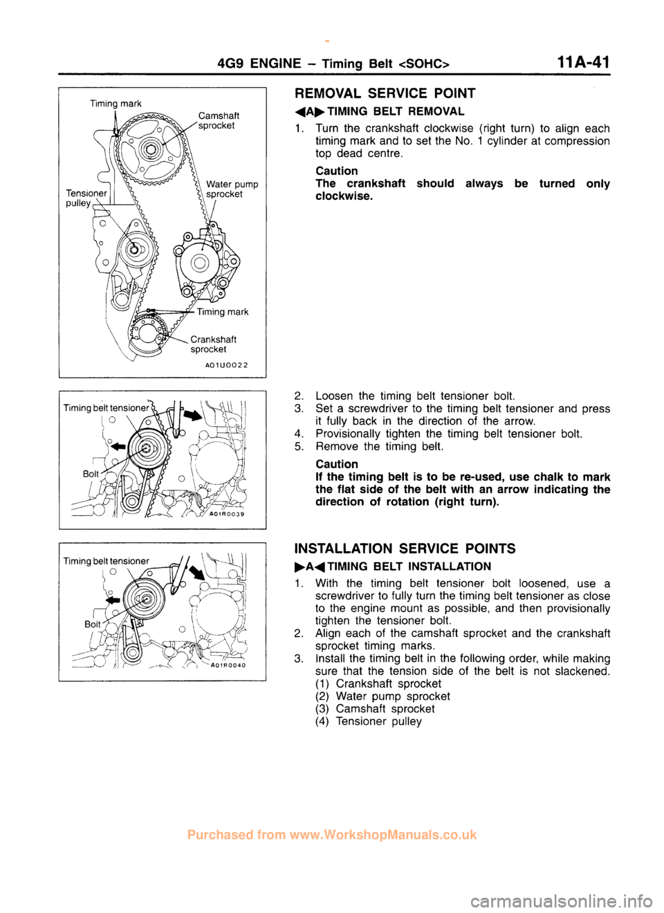MITSUBISHI CARISMA 1995 Workshop Manual
www.WorkshopManuals.co.uk
Purchased from www.WorkshopManuals.co.uk MITSUBISHI CARISMA 1995 Workshop Manual
www.WorkshopManuals.co.uk
Purchased from www.WorkshopManuals.co.uk