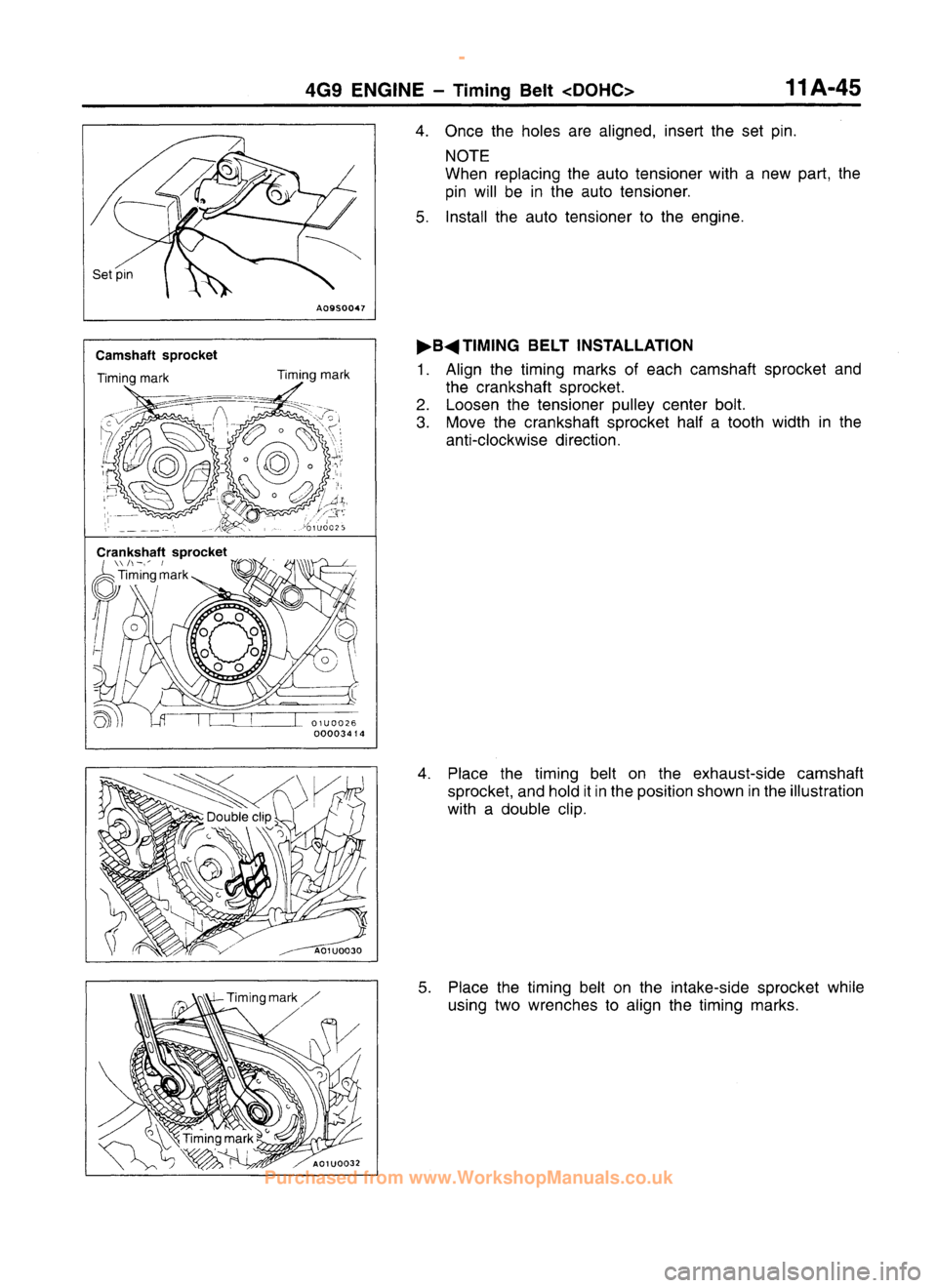 MITSUBISHI CARISMA 1995 Workshop Manual
www.WorkshopManuals.co.uk
Purchased from www.WorkshopManuals.co.uk MITSUBISHI CARISMA 1995 Workshop Manual
www.WorkshopManuals.co.uk
Purchased from www.WorkshopManuals.co.uk