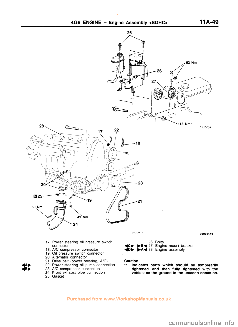 MITSUBISHI CARISMA 1995 Workshop Manual
www.WorkshopManuals.co.uk
Purchased from www.WorkshopManuals.co.uk MITSUBISHI CARISMA 1995 Workshop Manual
www.WorkshopManuals.co.uk
Purchased from www.WorkshopManuals.co.uk