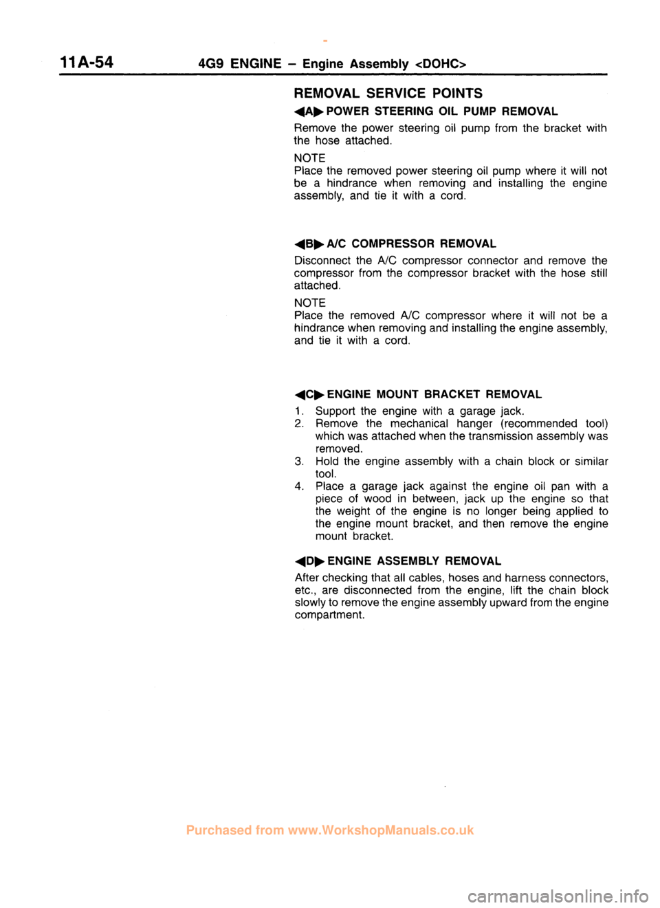 MITSUBISHI CARISMA 1995  Workshop Manual 
 
www.WorkshopManuals.co.uk

 
Purchased from www.WorkshopManuals.co.uk 