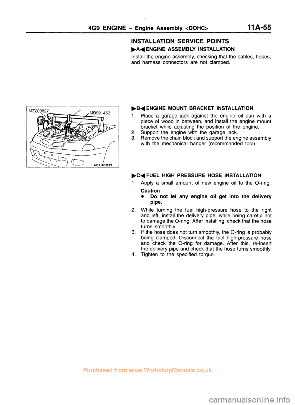 MITSUBISHI CARISMA 1995  Workshop Manual 
 
www.WorkshopManuals.co.uk

 
Purchased from www.WorkshopManuals.co.uk 