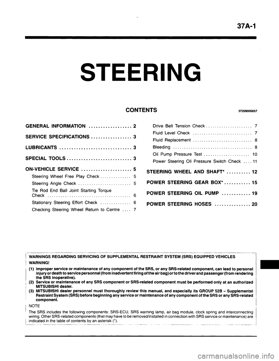 MITSUBISHI CARISMA 1995  Workshop Manual 
 
www.WorkshopManuals.co.uk

 
Purchased from www.WorkshopManuals.co.uk 