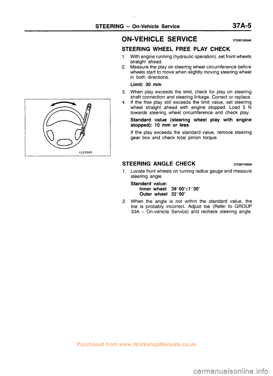 MITSUBISHI CARISMA 1995 Workshop Manual
www.WorkshopManuals.co.uk
Purchased from www.WorkshopManuals.co.uk MITSUBISHI CARISMA 1995 Workshop Manual
www.WorkshopManuals.co.uk
Purchased from www.WorkshopManuals.co.uk