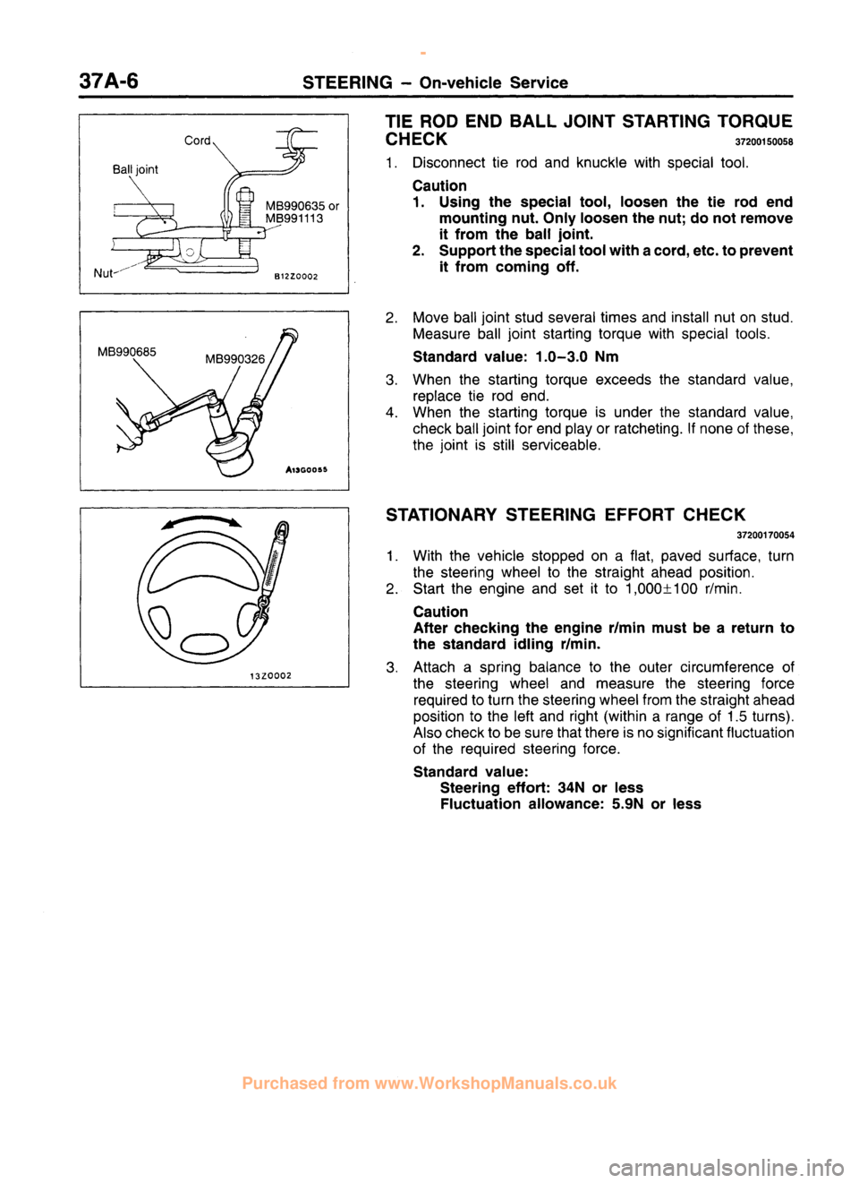 MITSUBISHI CARISMA 1995 Workshop Manual
www.WorkshopManuals.co.uk
Purchased from www.WorkshopManuals.co.uk MITSUBISHI CARISMA 1995 Workshop Manual
www.WorkshopManuals.co.uk
Purchased from www.WorkshopManuals.co.uk