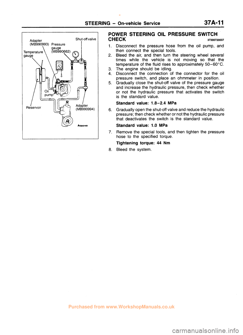 MITSUBISHI CARISMA 1995 Workshop Manual
www.WorkshopManuals.co.uk
Purchased from www.WorkshopManuals.co.uk MITSUBISHI CARISMA 1995 Workshop Manual
www.WorkshopManuals.co.uk
Purchased from www.WorkshopManuals.co.uk