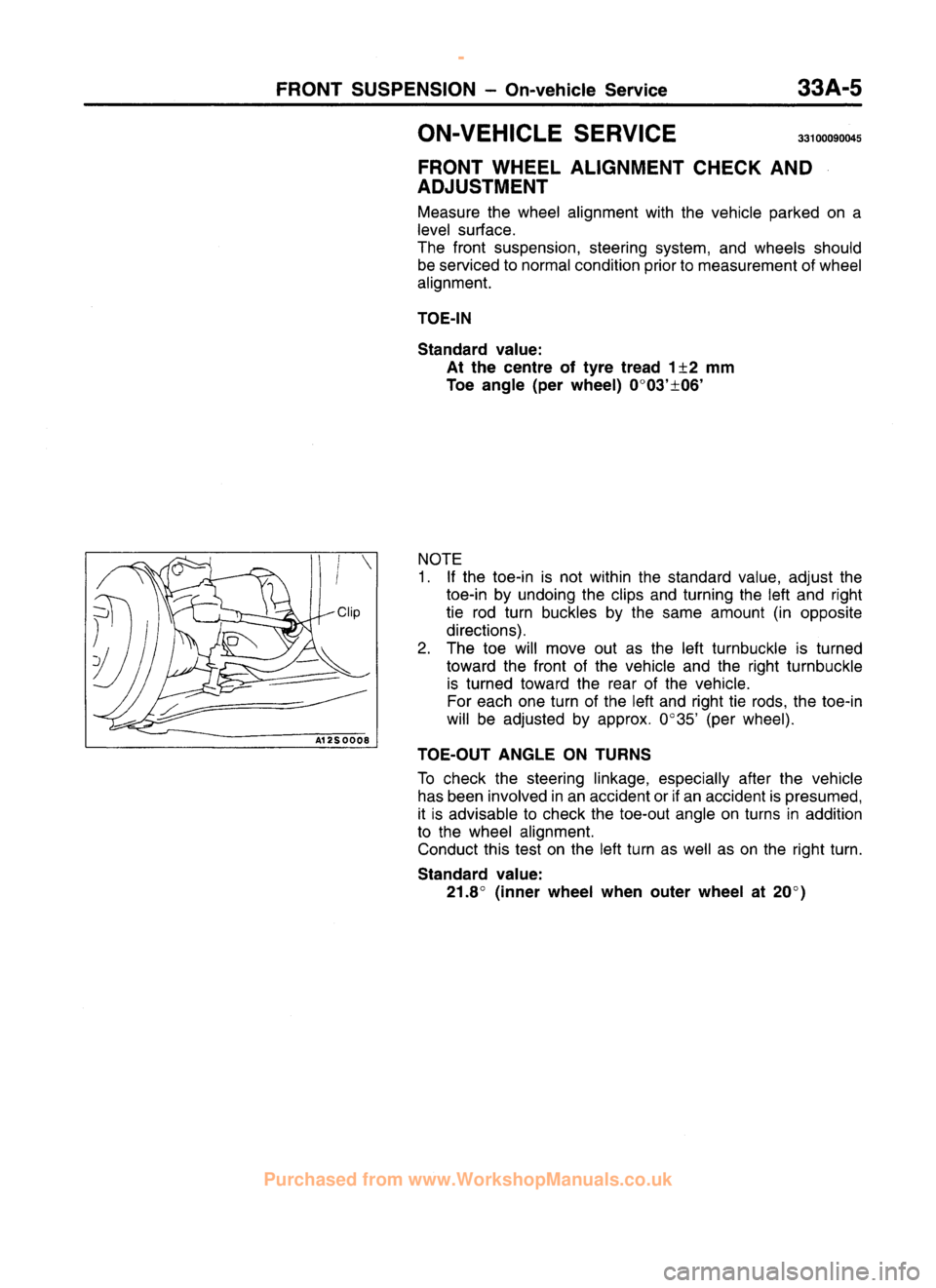 MITSUBISHI CARISMA 1995 Workshop Manual
www.WorkshopManuals.co.uk
Purchased from www.WorkshopManuals.co.uk MITSUBISHI CARISMA 1995 Workshop Manual
www.WorkshopManuals.co.uk
Purchased from www.WorkshopManuals.co.uk