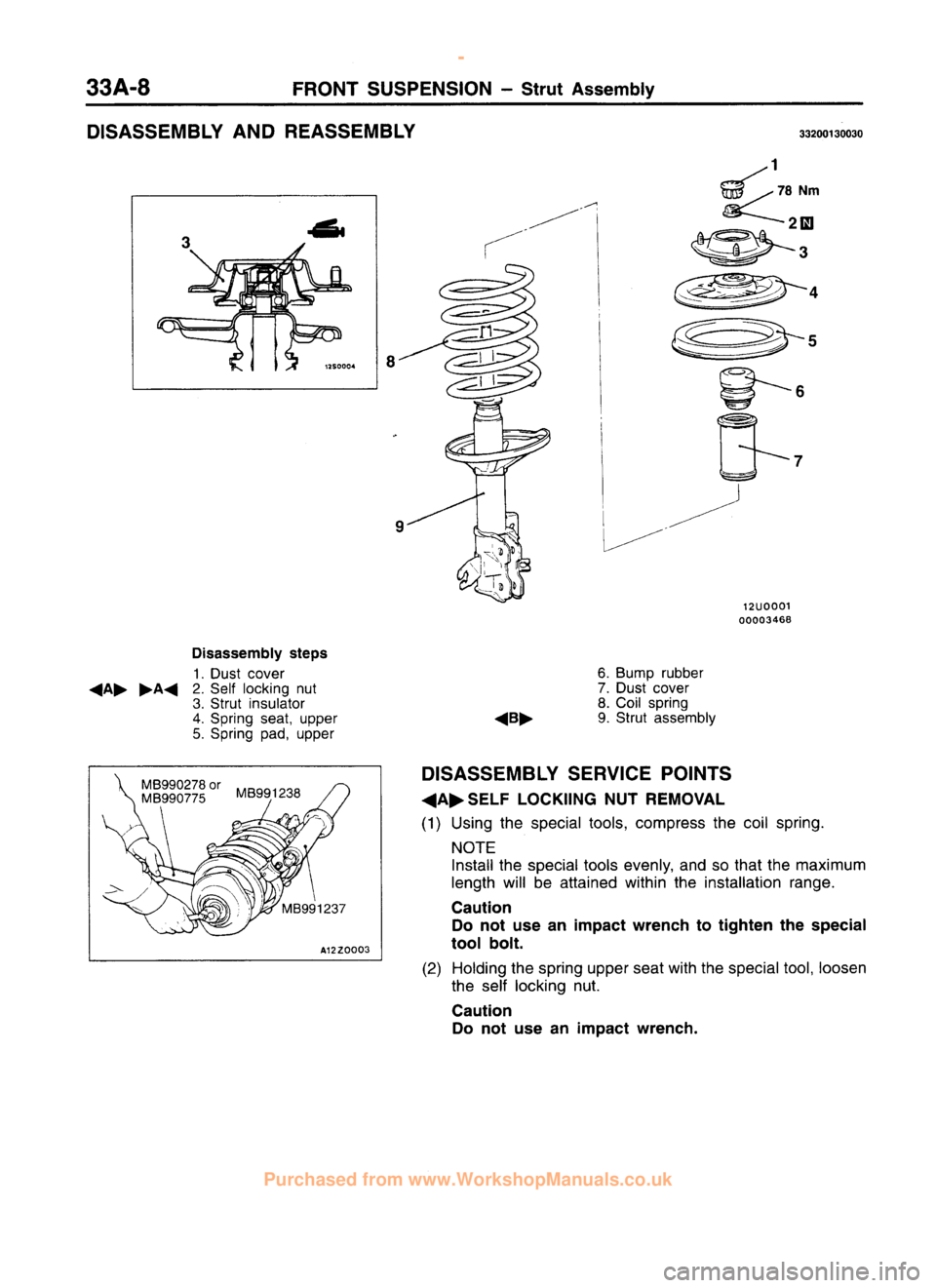MITSUBISHI CARISMA 1995 Workshop Manual
www.WorkshopManuals.co.uk
Purchased from www.WorkshopManuals.co.uk MITSUBISHI CARISMA 1995 Workshop Manual
www.WorkshopManuals.co.uk
Purchased from www.WorkshopManuals.co.uk