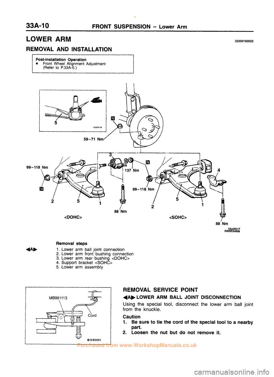 MITSUBISHI CARISMA 1995 Workshop Manual
www.WorkshopManuals.co.uk
Purchased from www.WorkshopManuals.co.uk MITSUBISHI CARISMA 1995 Workshop Manual
www.WorkshopManuals.co.uk
Purchased from www.WorkshopManuals.co.uk