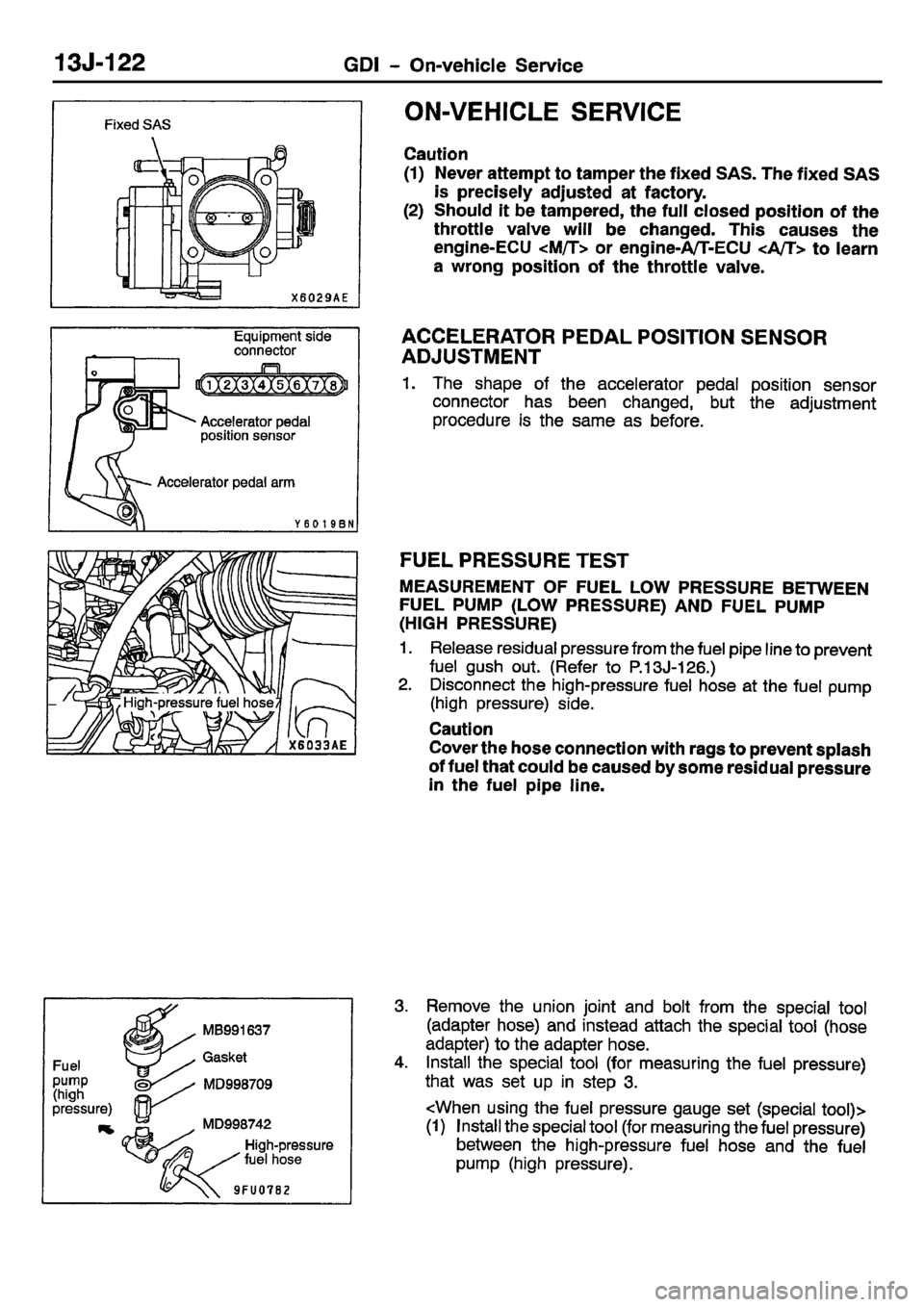 MITSUBISHI CARISMA 2001 Workshop Manual MITSUBISHI CARISMA 2001 Workshop Manual