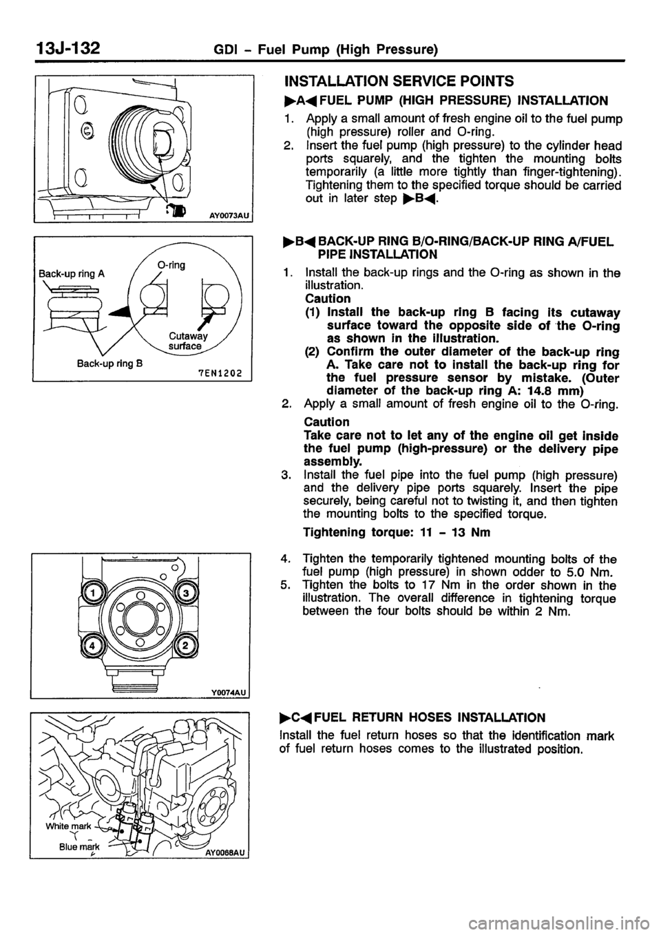 MITSUBISHI CARISMA 2001 Workshop Manual MITSUBISHI CARISMA 2001 Workshop Manual