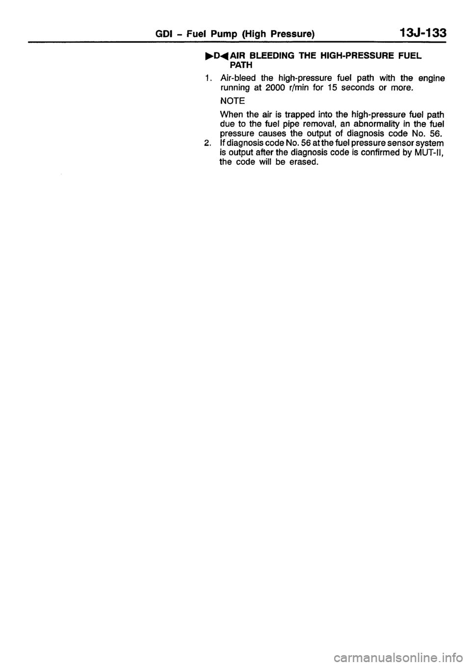 MITSUBISHI CARISMA 2001 Workshop Manual MITSUBISHI CARISMA 2001 Workshop Manual