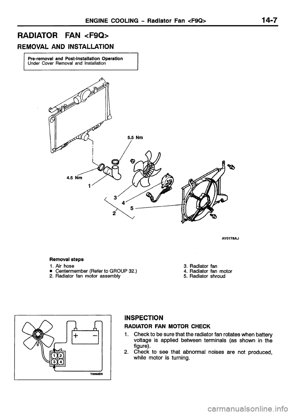 MITSUBISHI CARISMA 2001 Workshop Manual MITSUBISHI CARISMA 2001 Workshop Manual