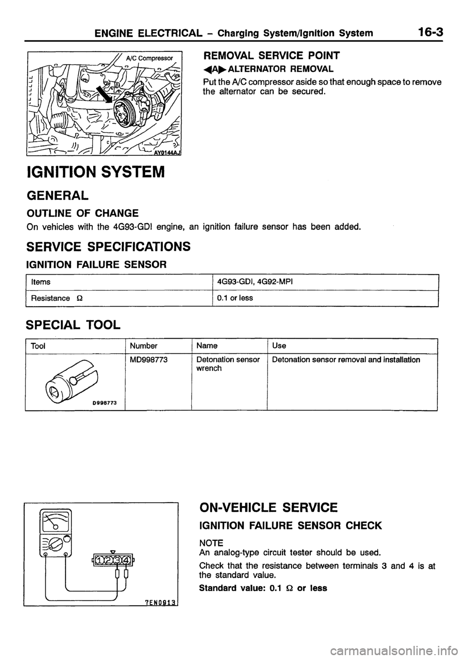 MITSUBISHI CARISMA 2001 Workshop Manual MITSUBISHI CARISMA 2001 Workshop Manual