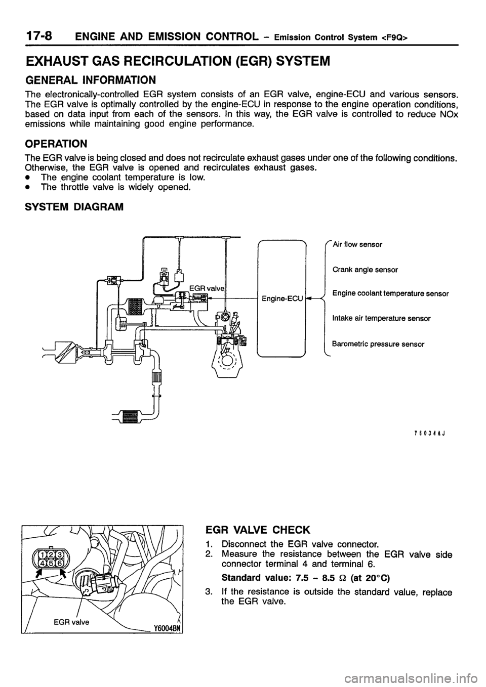 MITSUBISHI CARISMA 2001 Workshop Manual MITSUBISHI CARISMA 2001 Workshop Manual