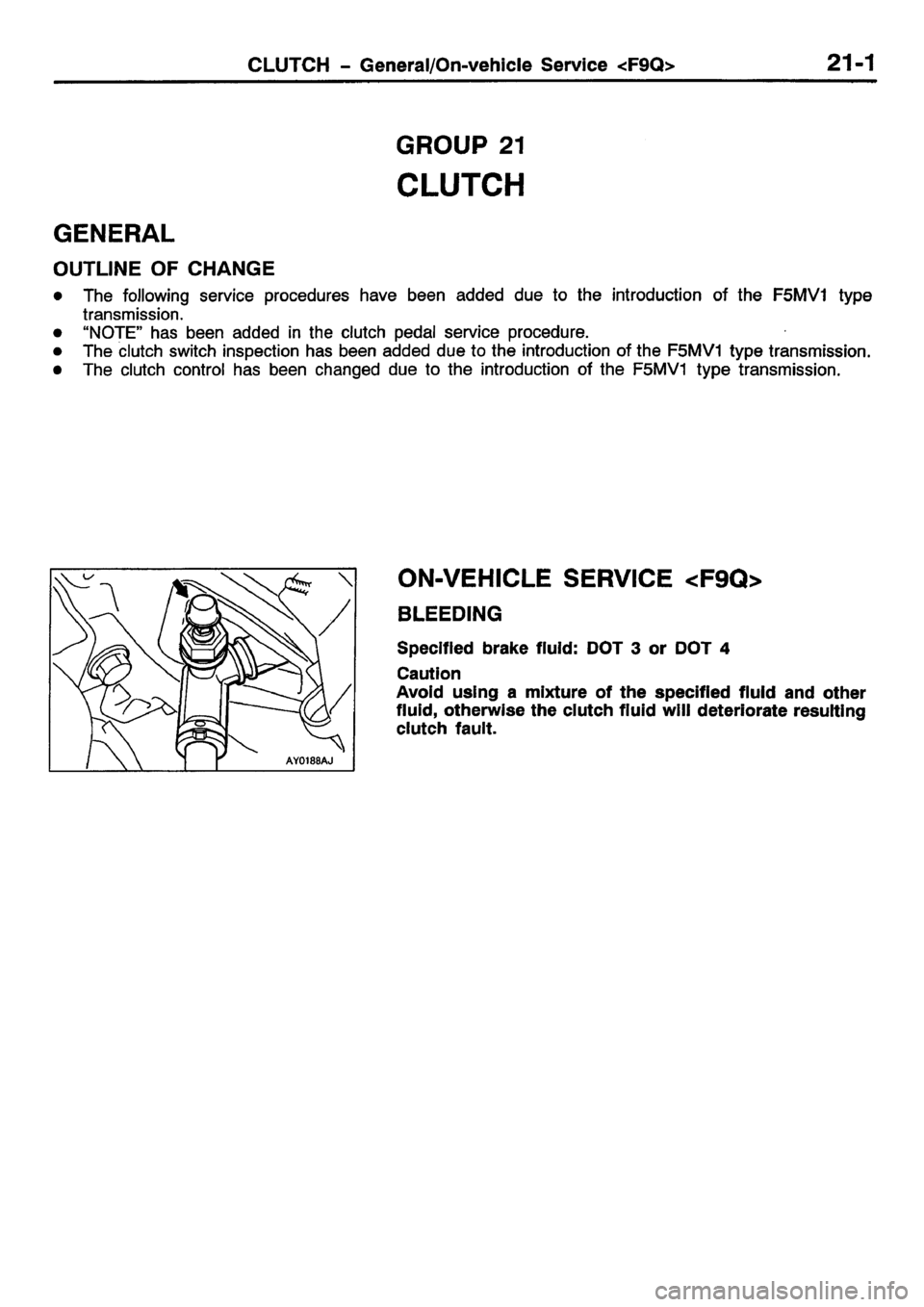 MITSUBISHI CARISMA 2001 Workshop Manual MITSUBISHI CARISMA 2001 Workshop Manual