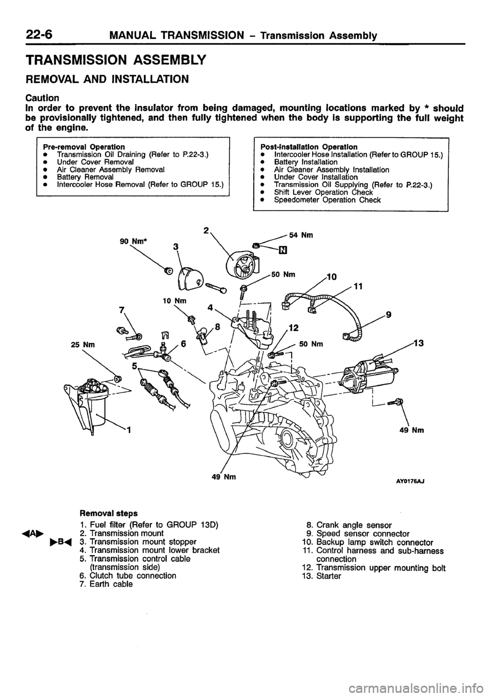 MITSUBISHI CARISMA 2001 Workshop Manual MITSUBISHI CARISMA 2001 Workshop Manual