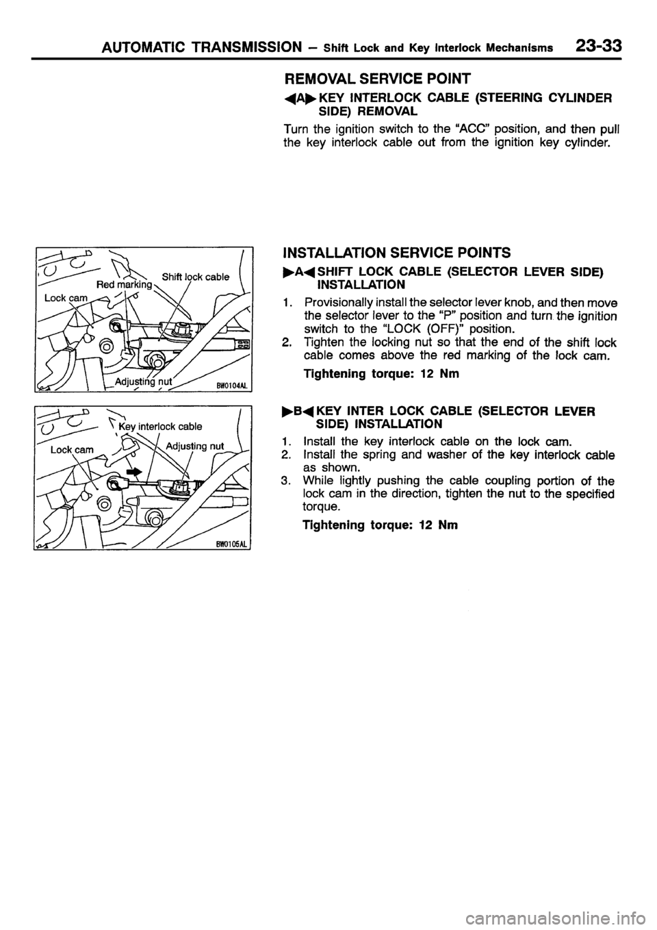 MITSUBISHI CARISMA 2001 Workshop Manual MITSUBISHI CARISMA 2001 Workshop Manual