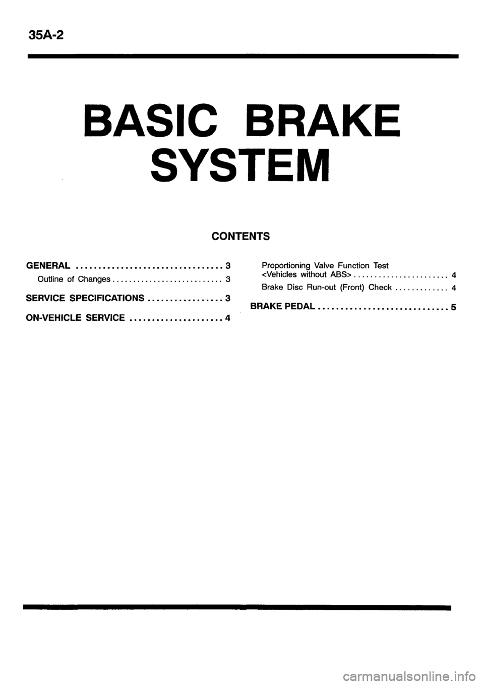 MITSUBISHI CARISMA 2001 Workshop Manual MITSUBISHI CARISMA 2001 Workshop Manual