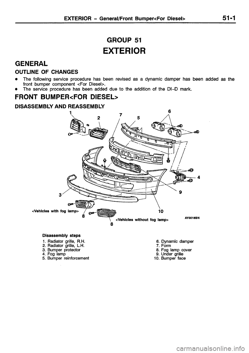 MITSUBISHI CARISMA 2001 Workshop Manual MITSUBISHI CARISMA 2001 Workshop Manual