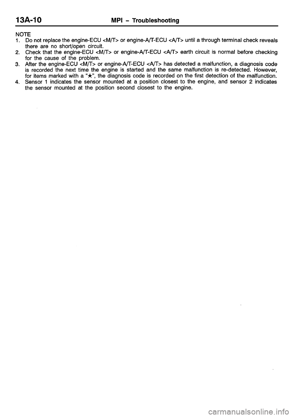 MITSUBISHI CARISMA 2001 Repair Manual MITSUBISHI CARISMA 2001 Repair Manual