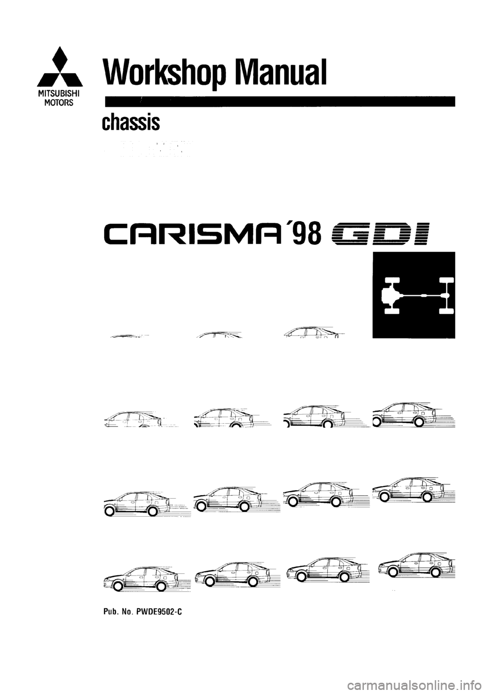 MITSUBISHI CARISMA 1998  Workshop Manual 