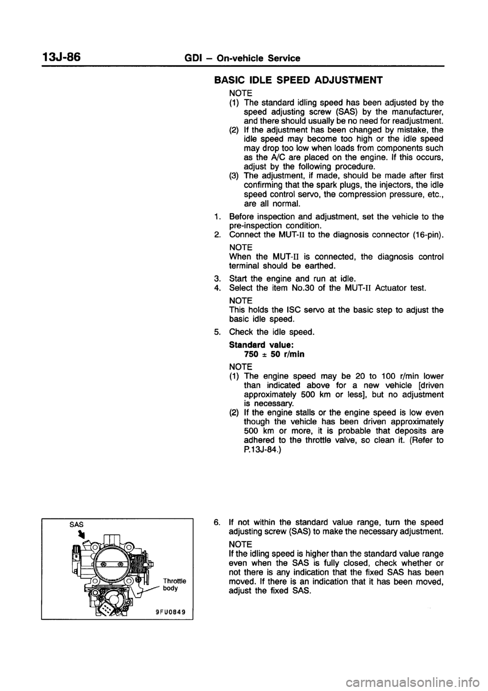 MITSUBISHI CARISMA 1998 Workshop Manual MITSUBISHI CARISMA 1998 Workshop Manual