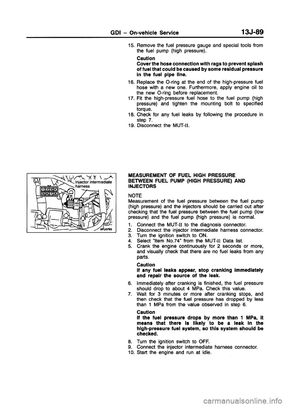 MITSUBISHI CARISMA 1998 Workshop Manual MITSUBISHI CARISMA 1998 Workshop Manual